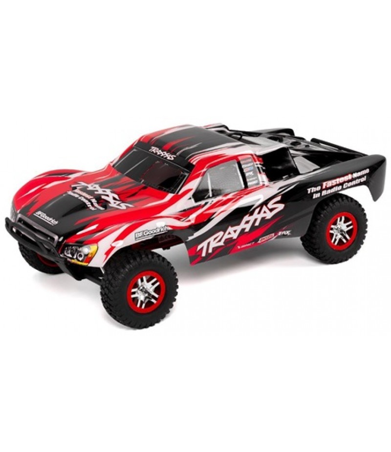 Traxxas Slayer Pro 4X4 1/10-Scale 4WD Nitro-Powered SC Truck (Red)