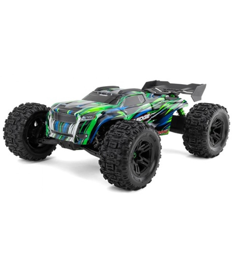 Traxxas Sledge RTR 6S 4WD Electric Brushless 1/8 Monster Truck (Green) w/Belted Sledgehammer Tires & TQi 2.4GHz TSM Radio