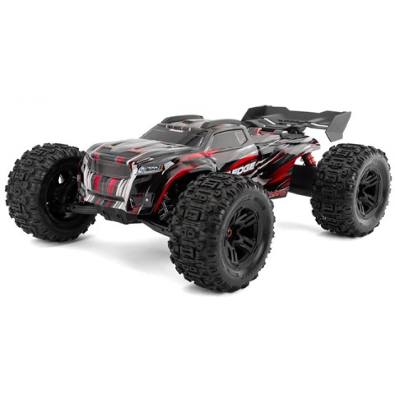 Traxxas Sledge RTR 6S 4WD Electric Brushless 1/8 Monster Truck (Red) w/Belted Sledgehammer Tires & TQi 2.4GHz TSM Radio