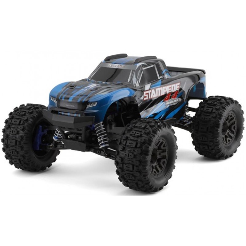 Traxxas Stampede 4X4 BL-2s Brushless 1/10 RTR Monster Truck (Blue) w/BL-2S ESC, TQ 2.4GHz Radio