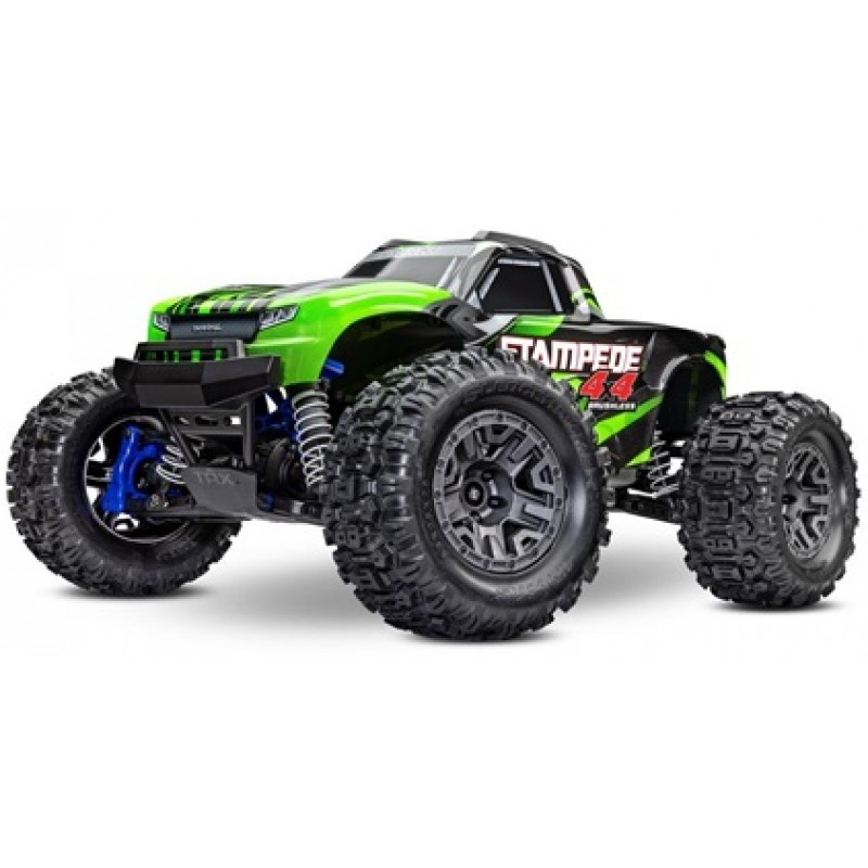 Traxxas Stampede 4x4 BL-2S Brushless 1/10 RTR Monster Truck (Green) w/BL-2S ESC, TQ 2.4GHz Radio