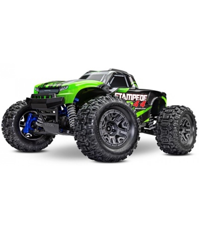 Traxxas Stampede 4x4 BL-2S Brushless 1/10 RTR Monster Truck (Green) w/BL-2S ESC, TQ 2.4GHz Radio