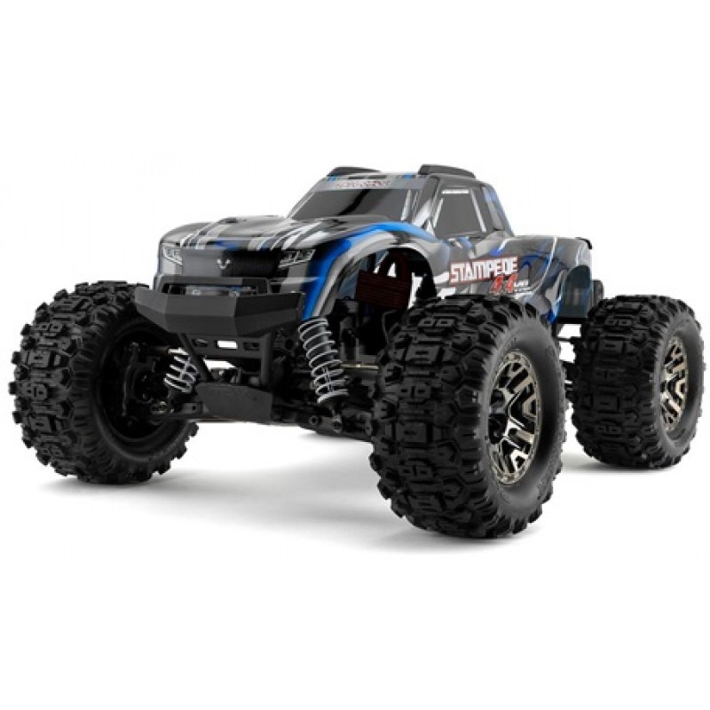 Traxxas Stampede 4x4 VXL Brushless RTR 1/10 4WD Monster Truck (Blue) w/TQi 2.4GHz Radio & TSM