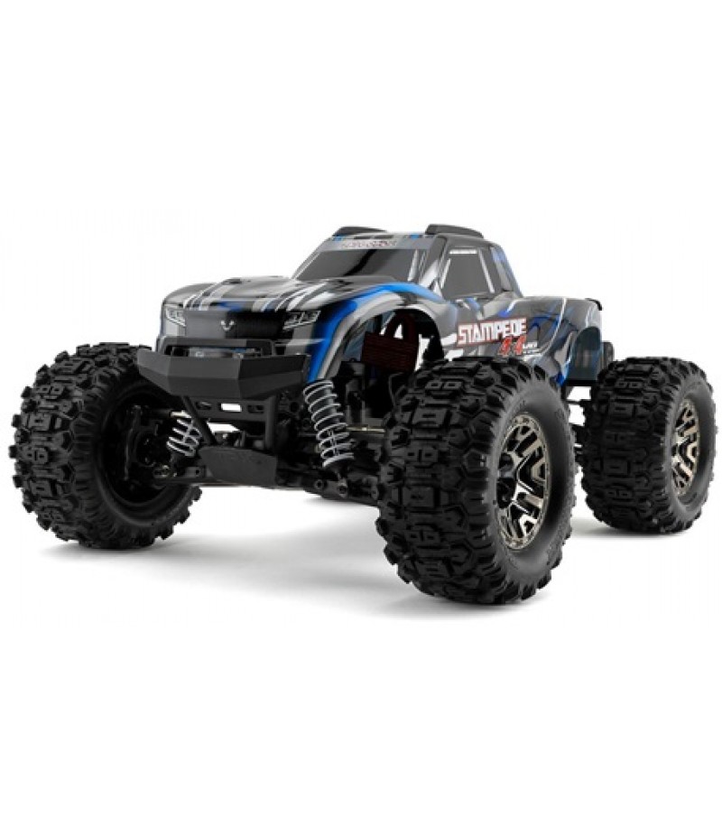 Traxxas Stampede 4x4 VXL Brushless RTR 1/10 4WD Monster Truck (Blue) w/TQi 2.4GHz Radio & TSM