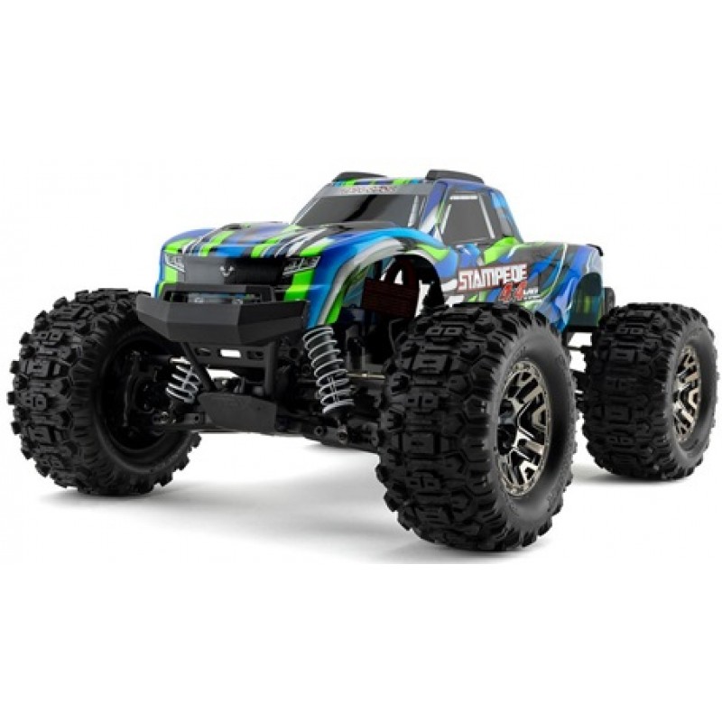 Traxxas Stampede 4x4 VXL Brushless RTR 1/10 4WD Monster Truck (Green) w/TQi 2.4GHz Radio & TSM