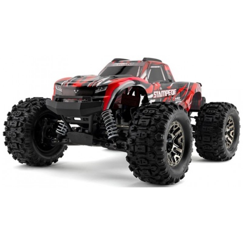 Traxxas Stampede 4x4 VXL Brushless RTR 1/10 4WD Monster Truck (Red) w/TQi 2.4GHz Radio & TSM