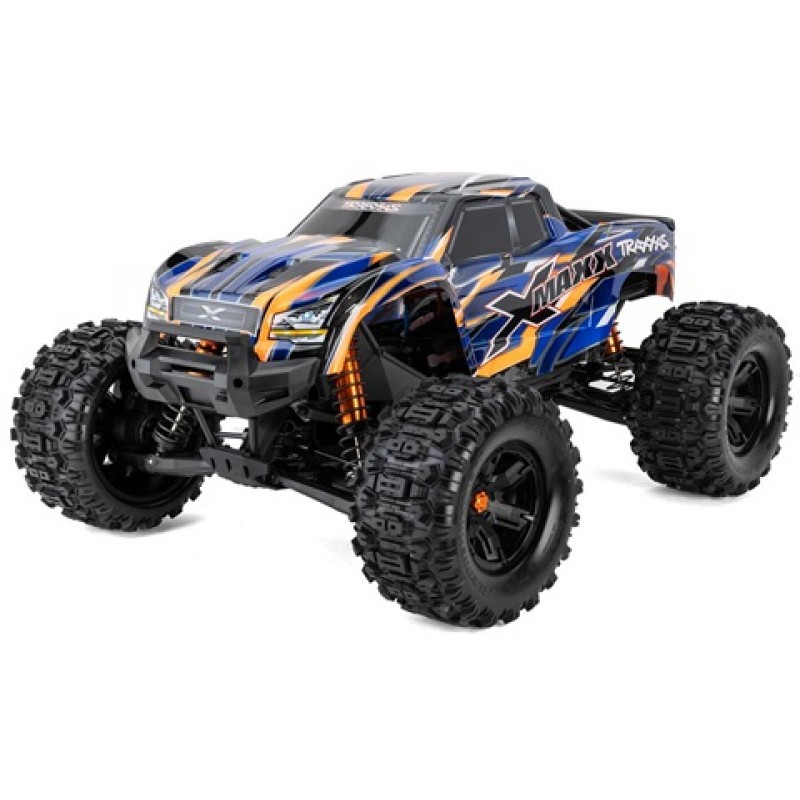 Traxxas X-Maxx 8S 1/6 4WD Brushless RTR Monster Truck (Orange) w/2.4GHz TQi Radio, TSM & Belted Tires