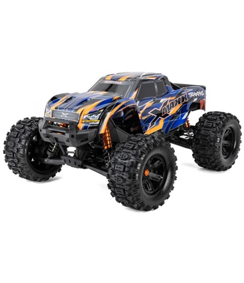 Traxxas X-Maxx 8S 1/6 4WD Brushless RTR Monster Truck (Orange) w/2.4GHz TQi Radio, TSM & Belted Tires