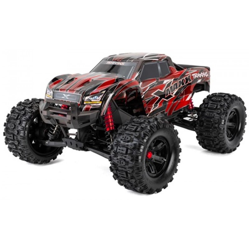 Traxxas X-Maxx 8S 1/6 4WD Brushless RTR Monster Truck (Red) w/2.4GHz TQi Radio, TSM & Belted Tires