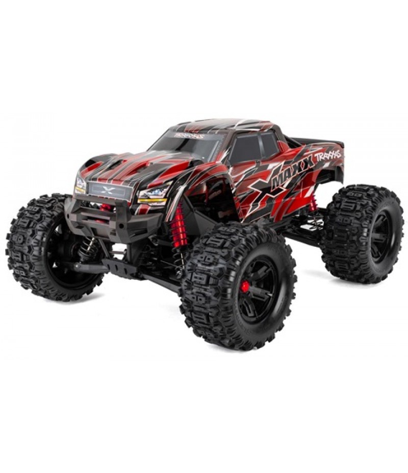 Traxxas X-Maxx 8S 1/6 4WD Brushless RTR Monster Truck (Red) w/2.4GHz TQi Radio, TSM & Belted Tires