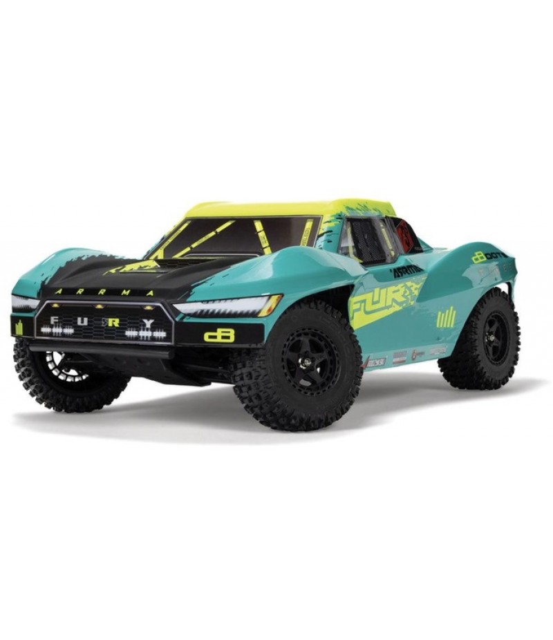 ARRMA Fury BLX 1/10 2WD Short Course Truck RTR, Green