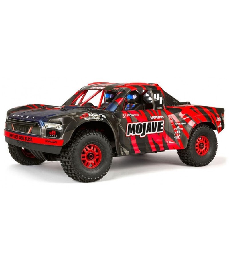 ARRMA Mojave V2 6S BLX 1/7 4X4 Desert Truck RTR, Red