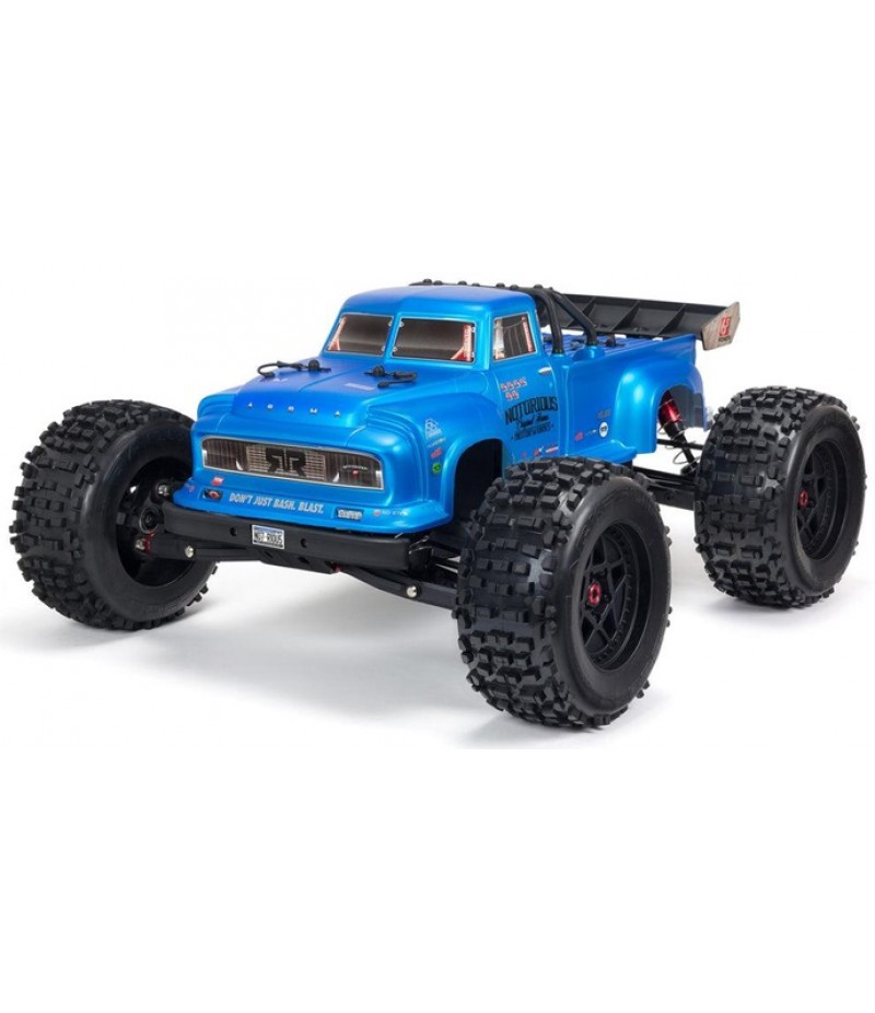 ARRMA Notorious V5 6S BLX 1/8 4X4 Stunt Truck RTR, Blue