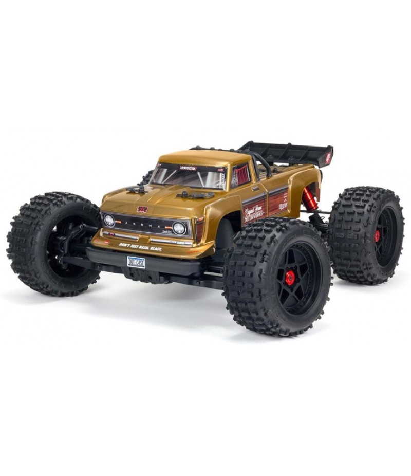 ARRMA Outcast V2 4S BLX 1/10 4X4 Stunt Truck RTR, Bronze