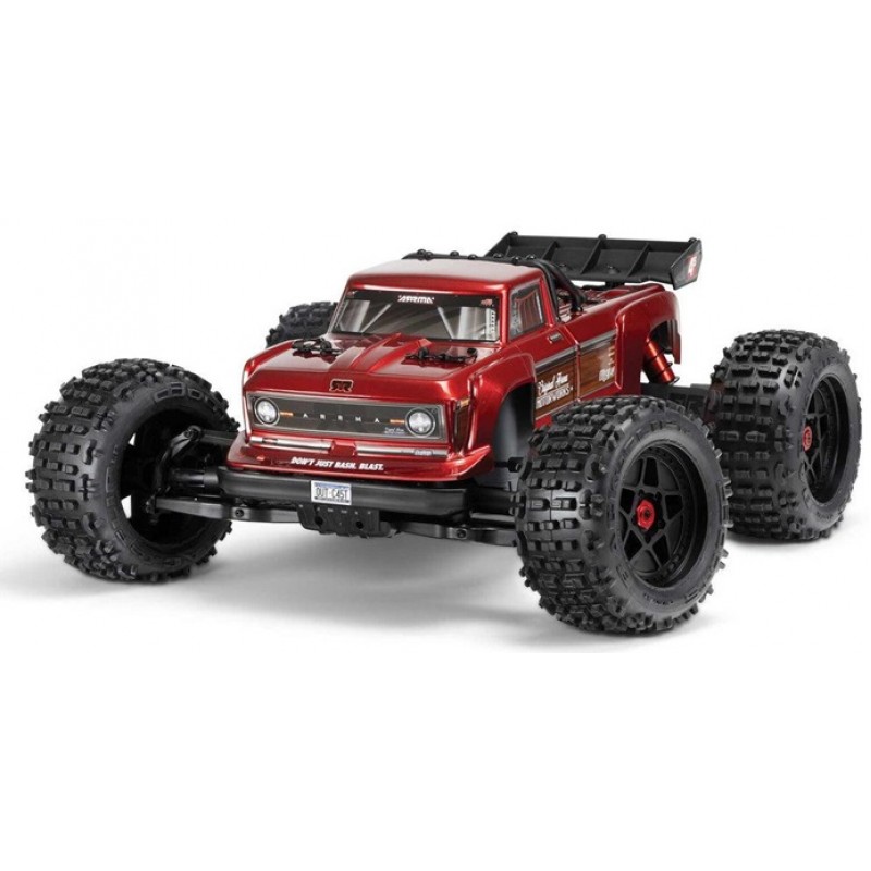 ARRMA Outcast V2 4S BLX 1/10 4X4 Stunt Truck RTR, Red