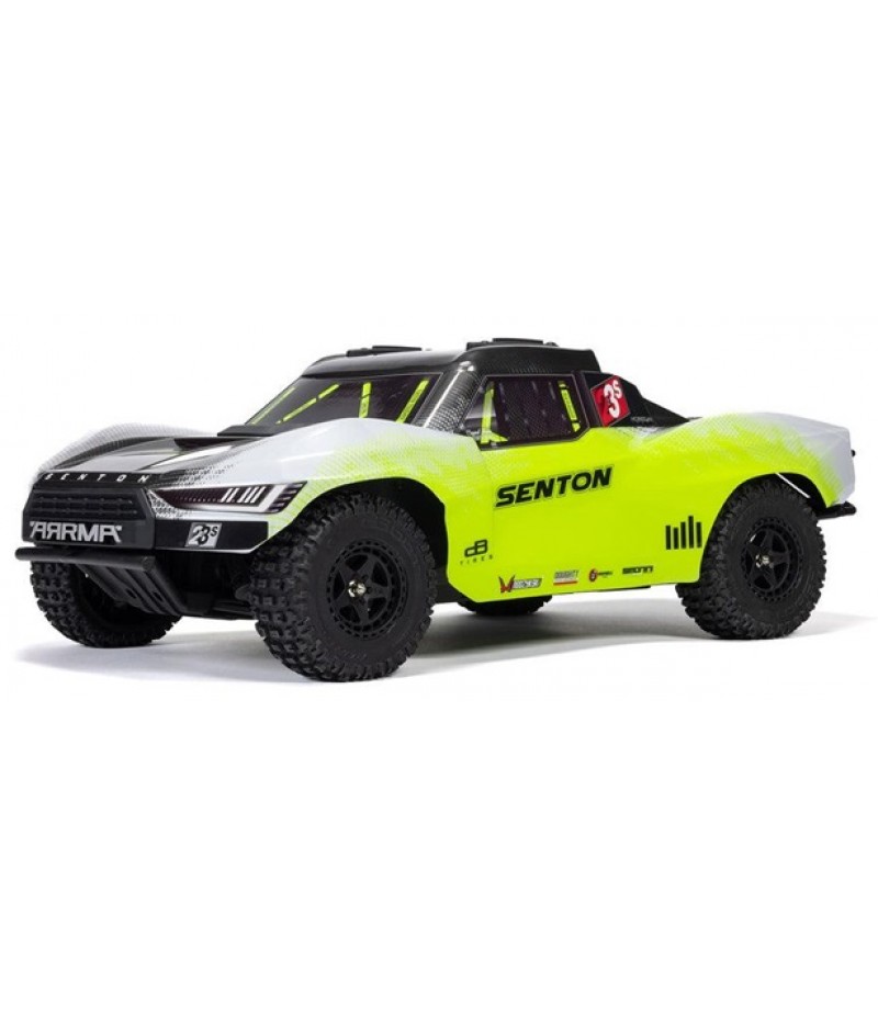 ARRMA Senton 4X4 BLX 1/10 Short Course Truck RTR, Yellow