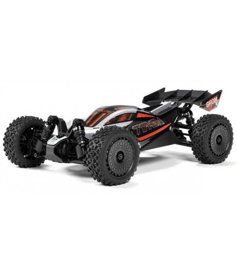 ARRMA Typhon GROM BLX Small Scale 4WD Buggy RTR, Silver