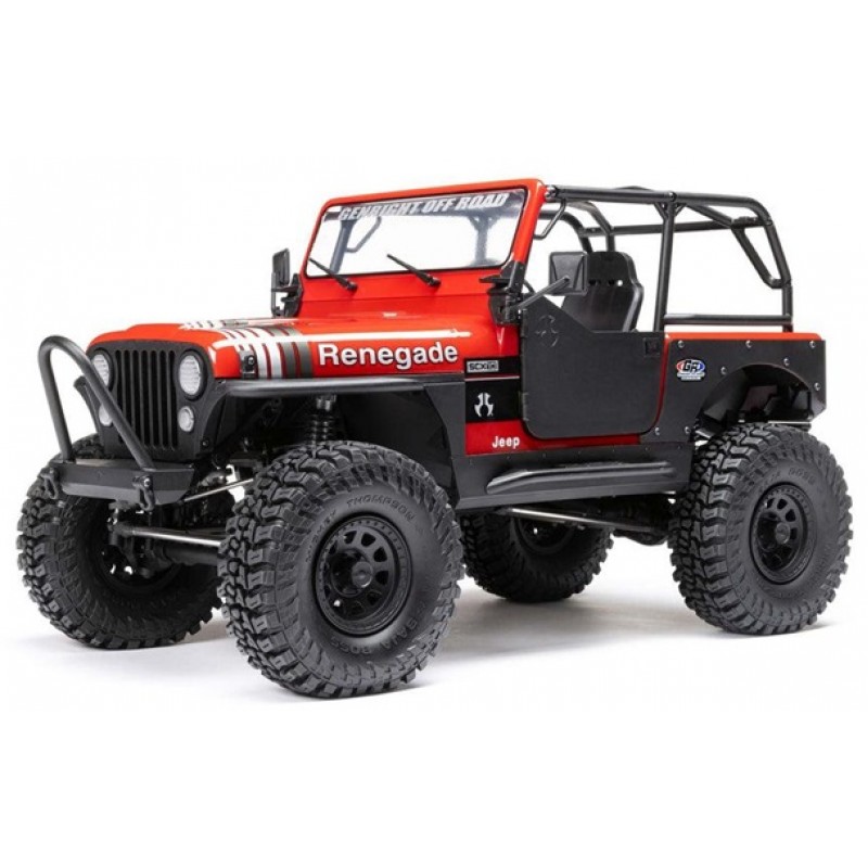 Axial SCX10 III Jeep CJ-7 1/10 4X4 Crawler RTR, Red