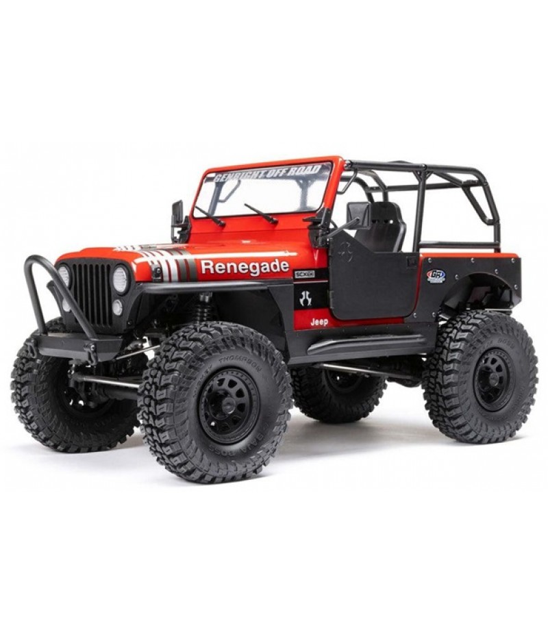 Axial SCX10 III Jeep CJ-7 1/10 4X4 Crawler RTR, Red