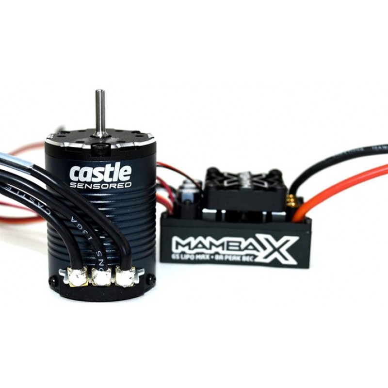 Castle Creations Mamba X 25.2V Waterproof ESC & 2280KV Motor Combo