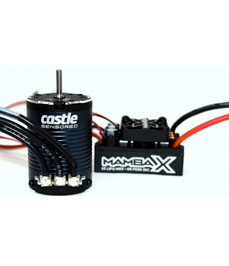 Castle Creations Mamba X 25.2V Waterproof ESC & 3800KV Motor Combo