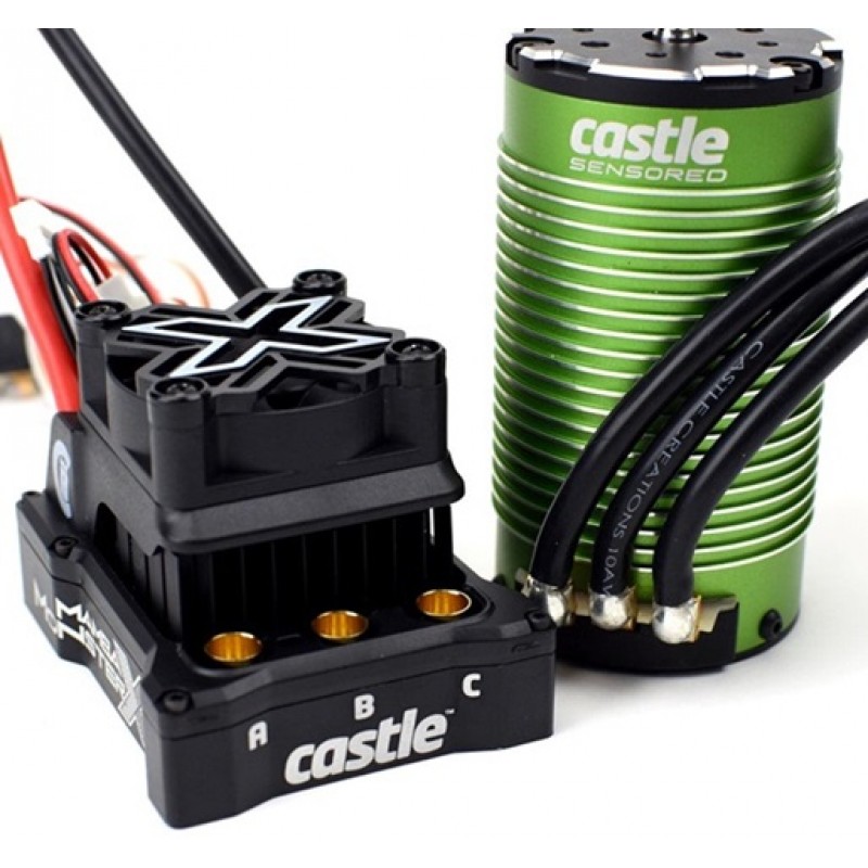 Castle Creations Mamba X 8S Waterproof ESC & 1260Kv Motor Combo