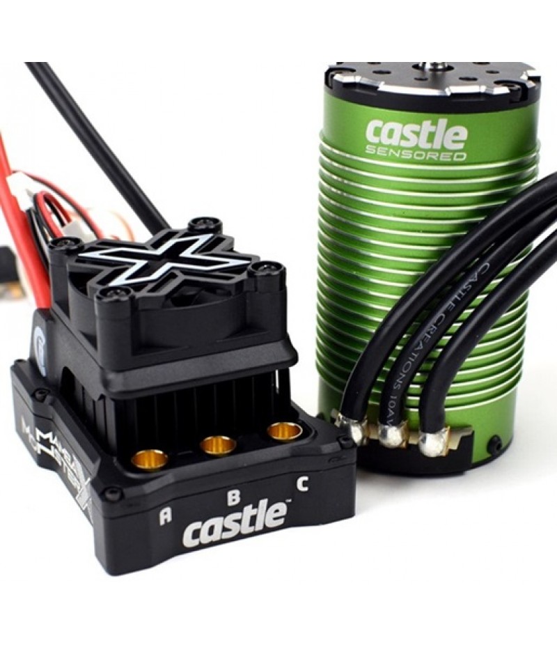 Castle Creations Mamba X 8S Waterproof ESC & 1260Kv Motor Combo