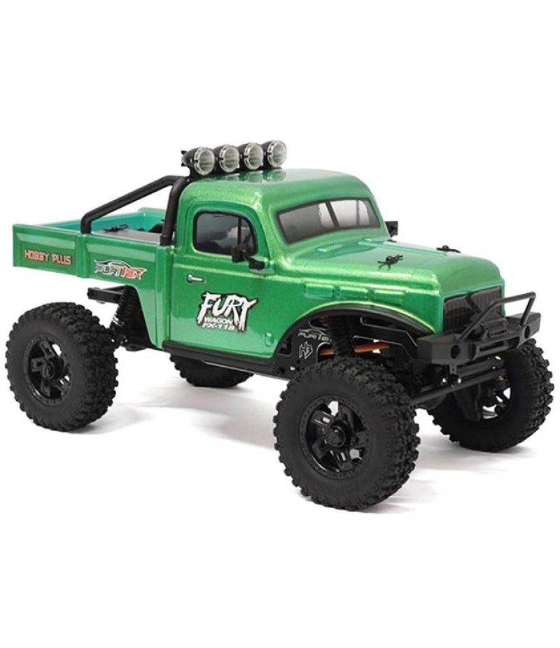 Furitek Fury Wagon 1/18 RTR Brushless Rock Crawler, Green