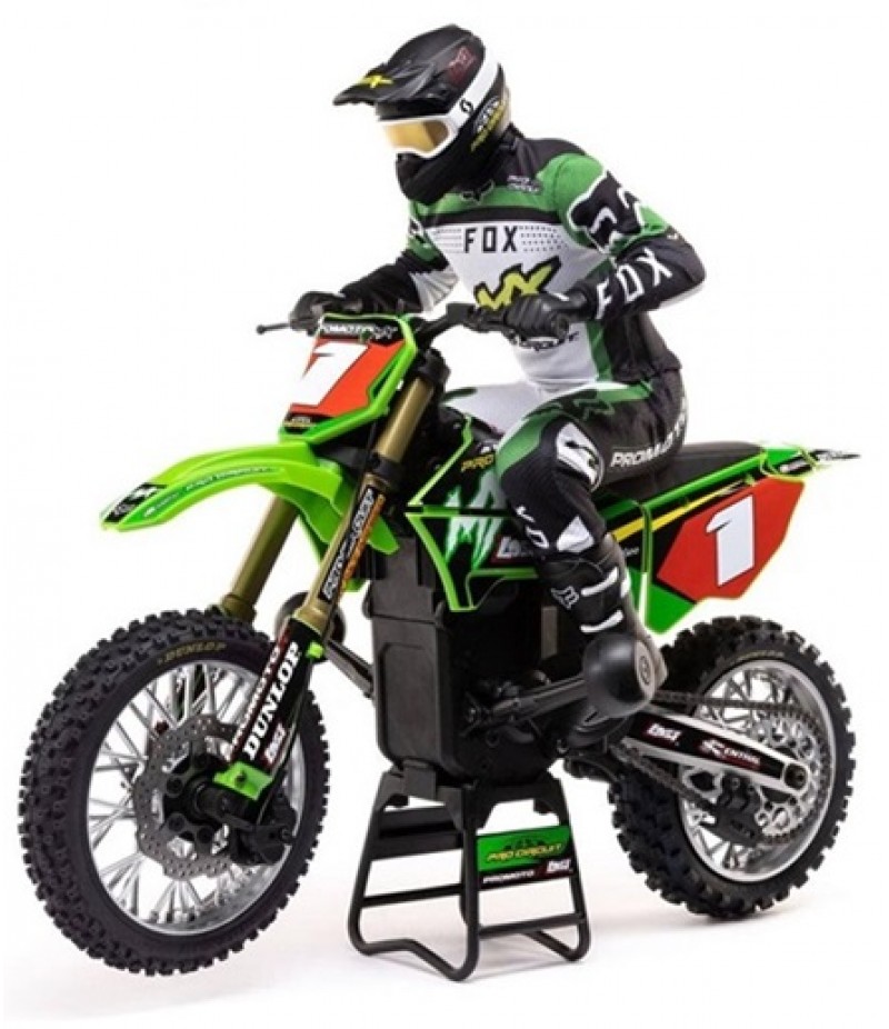 Losi Promoto-MX 1/4 Dirt Bike RTR Combo, Pro Circuit