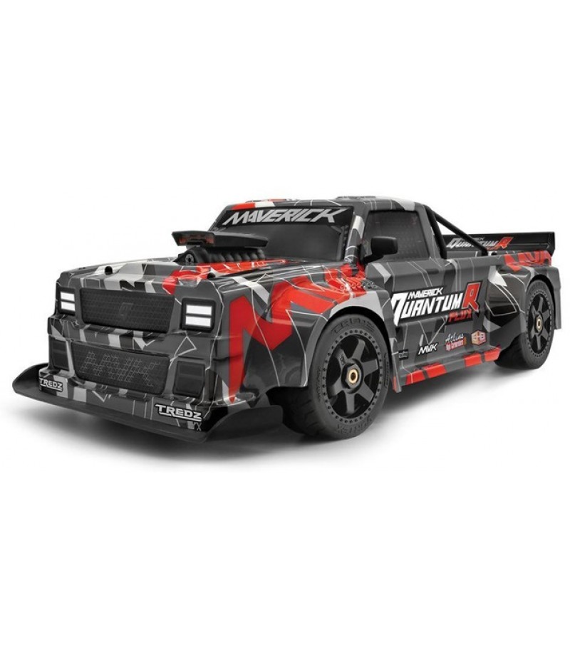 Maverick QuantumR Flux 4S 1/8 4WD Truck , Gray/Red