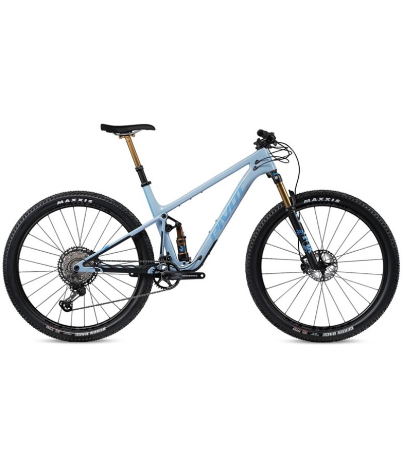 Pivot Mach 4 SL Pro XT/XTR Factory Float (Carbon Wheels) - Ice Blue