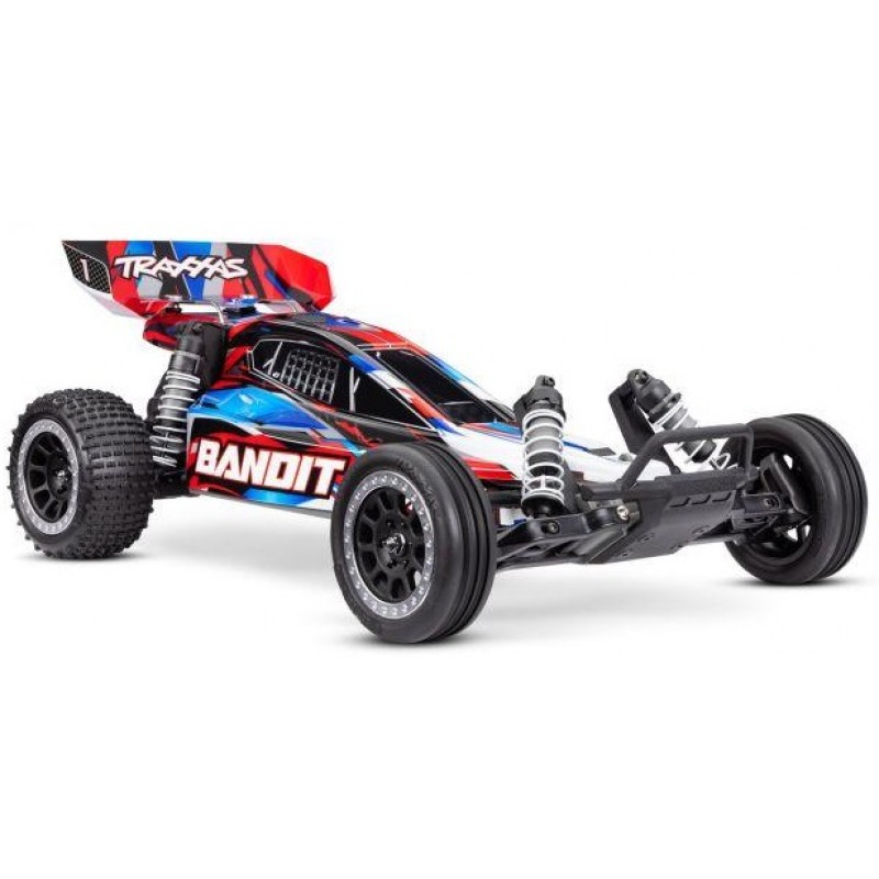 Traxxas Bandit HD 1/10 2WD Buggy RTR, Combo, Red