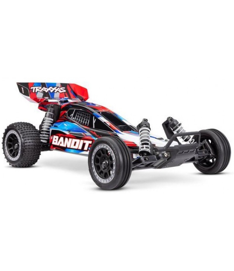 Traxxas Bandit HD 1/10 2WD Buggy RTR, Combo, Red