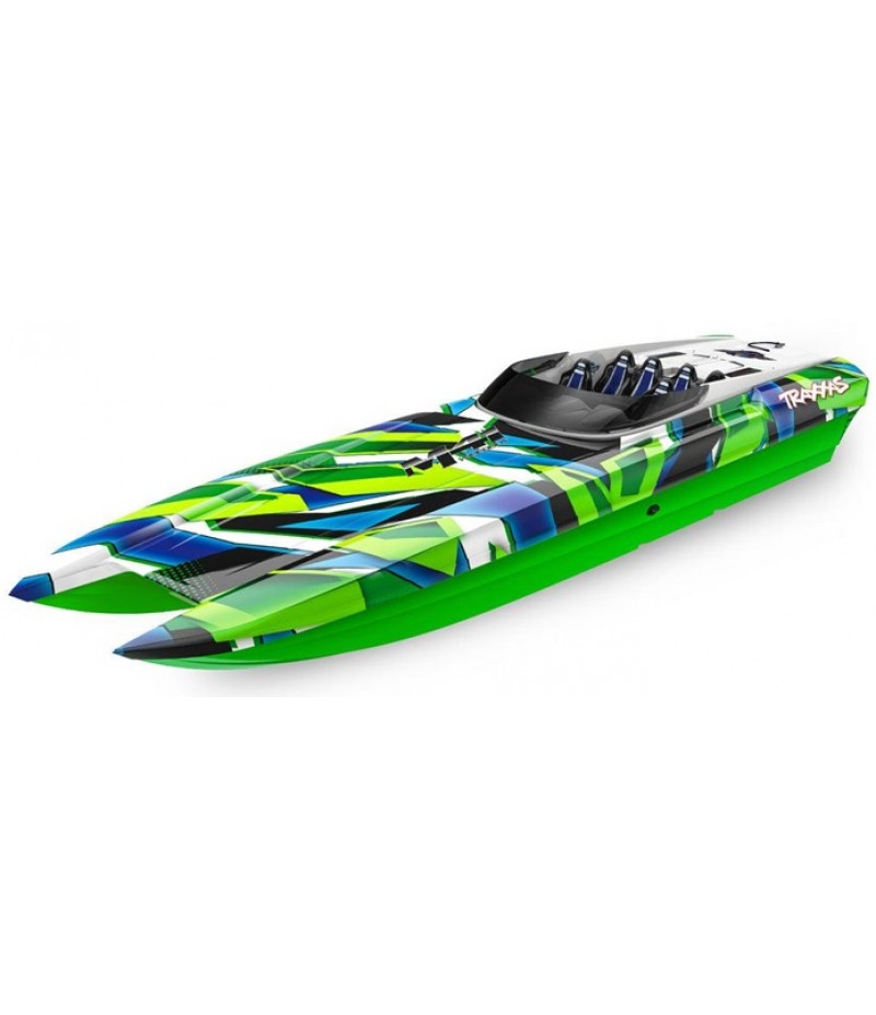 Traxxas DCB M41 Widebody 40in Boat RTR, w/ TSM, Green