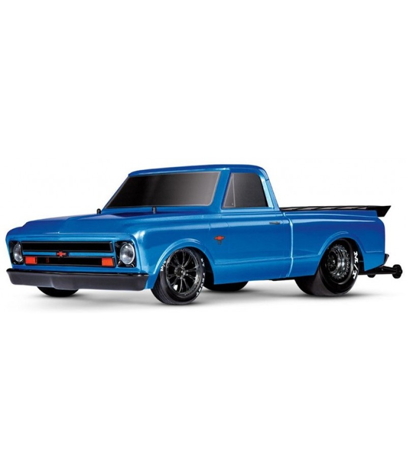 Traxxas Drag Slash HD Chevy C10 1/10 RWD Drag Car RTR, Blue