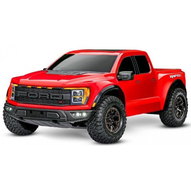 Traxxas F-150 Raptor 1/10 4WD Short Course Truck RTR, Red