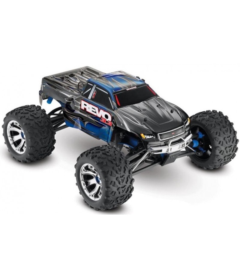 Traxxas Revo 3.3 Nitro 1/10 4X4 Monster Truck RTR, Blue