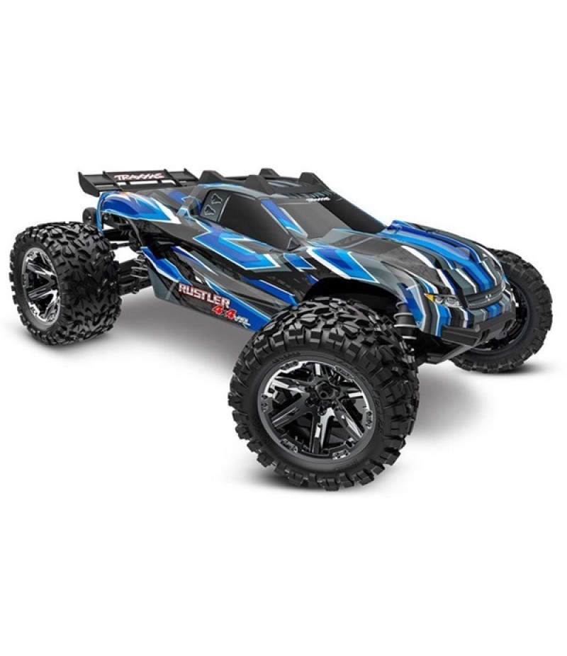 Traxxas Rustler VXL 1/10 4X4 Stadium Truck RTR, Blue