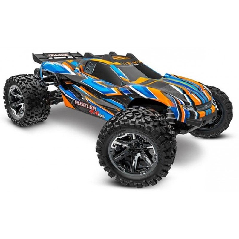 Traxxas Rustler VXL 1/10 4X4 Stadium Truck RTR, Orange