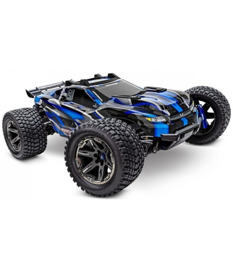 Traxxas Rustler VXL Ultimate 1/10 4X4 Stadium Truck RTR, Blue