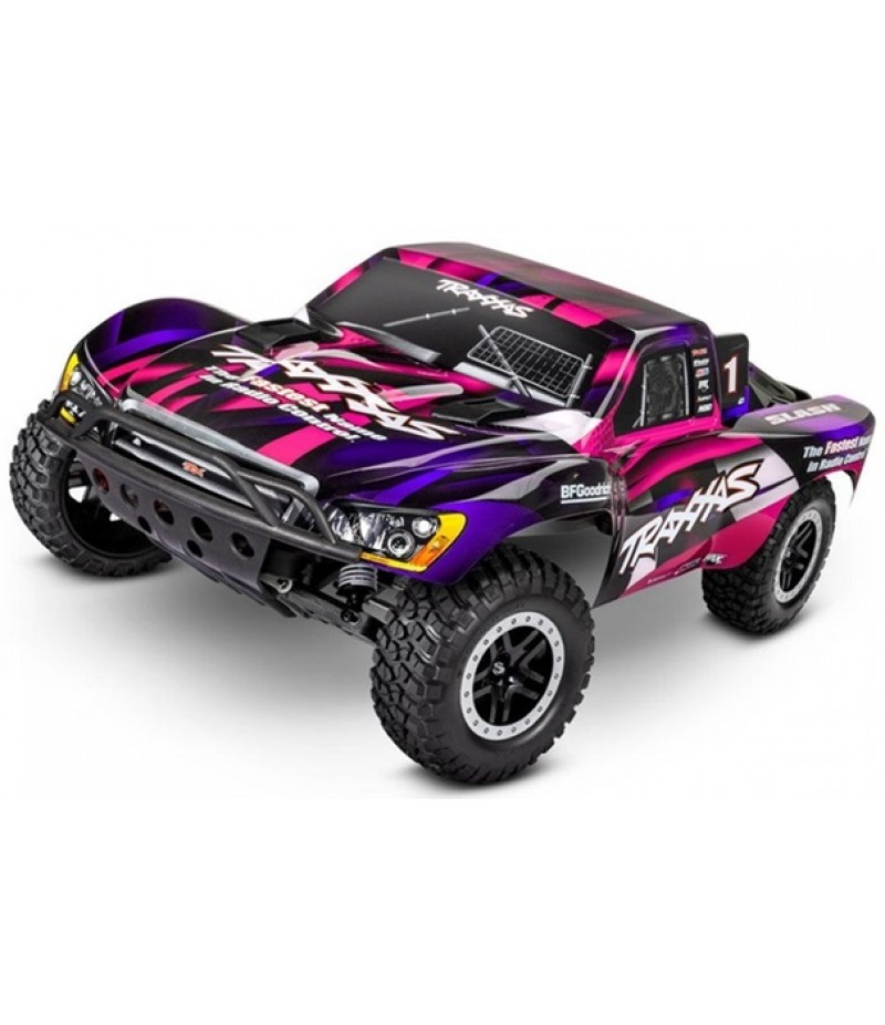 Traxxas Slash 1/10 2WD Short Course Truck RTR, Combo, Pink