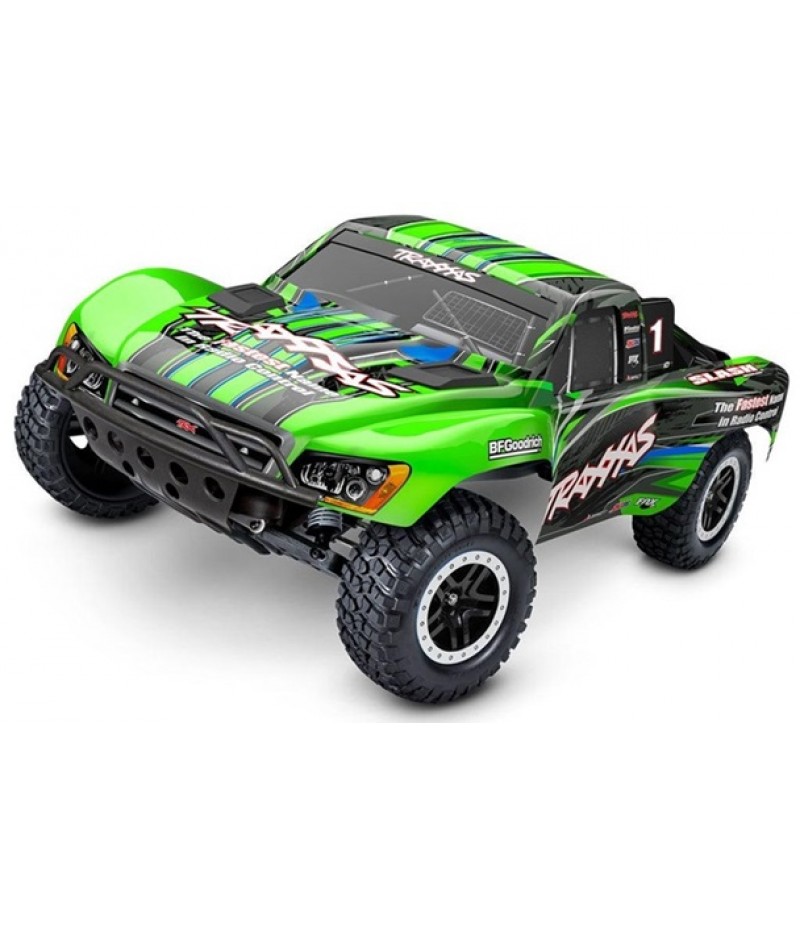 Traxxas Slash BL-2S 1/10 2WD Short Course Truck RTR, Green