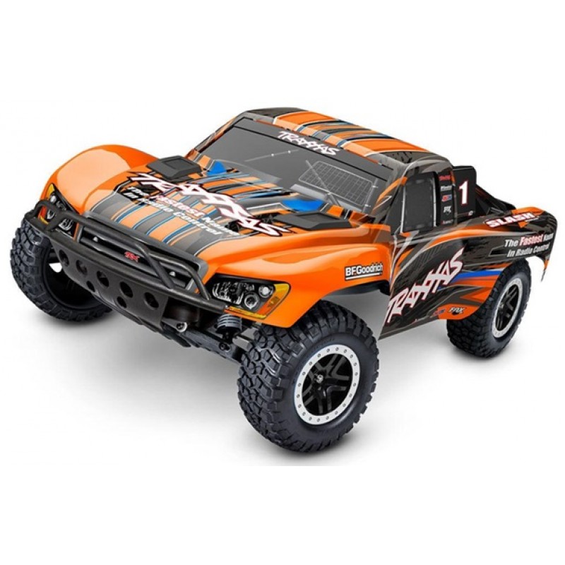 Traxxas Slash BL-2S 1/10 2WD Short Course Truck RTR, Orange