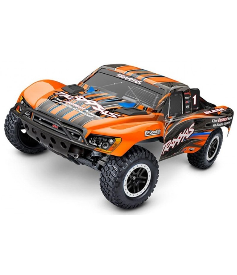 Traxxas Slash BL-2S 1/10 2WD Short Course Truck RTR, Orange