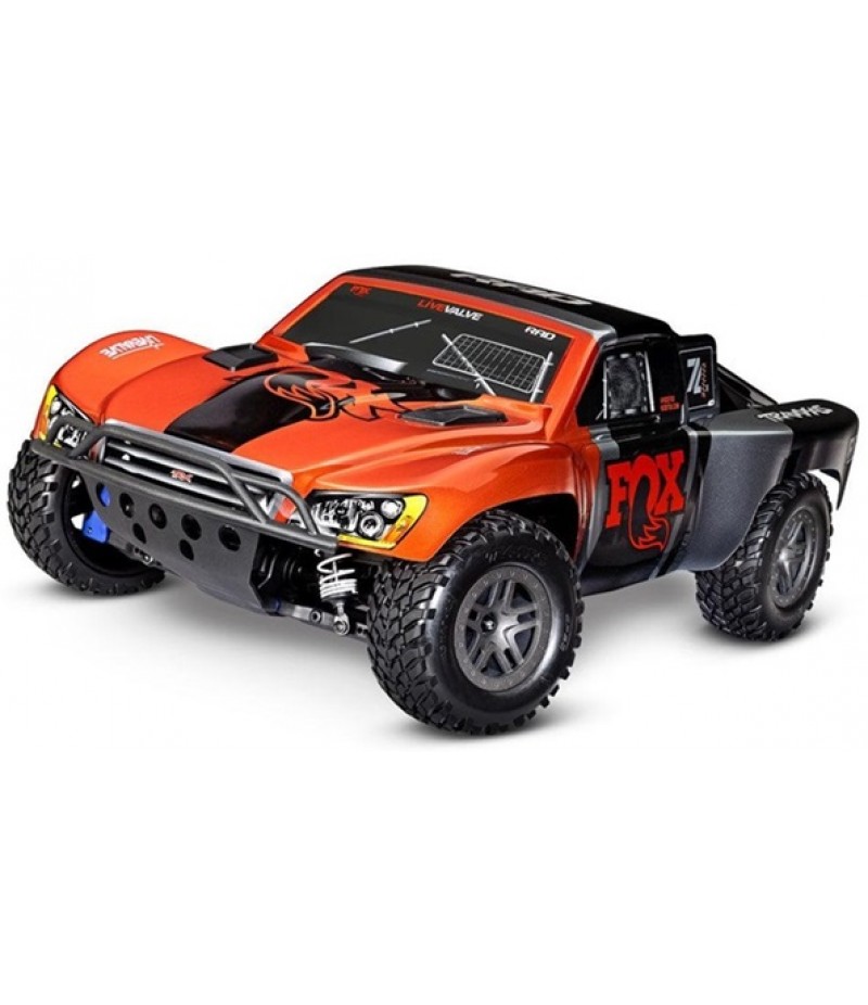 Traxxas Slash BL-2S 1/10 4X4 Short Course Truck RTR, Fox