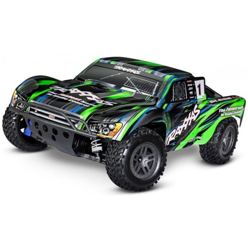 Traxxas Slash BL-2S 1/10 4X4 Short Course Truck RTR, Green