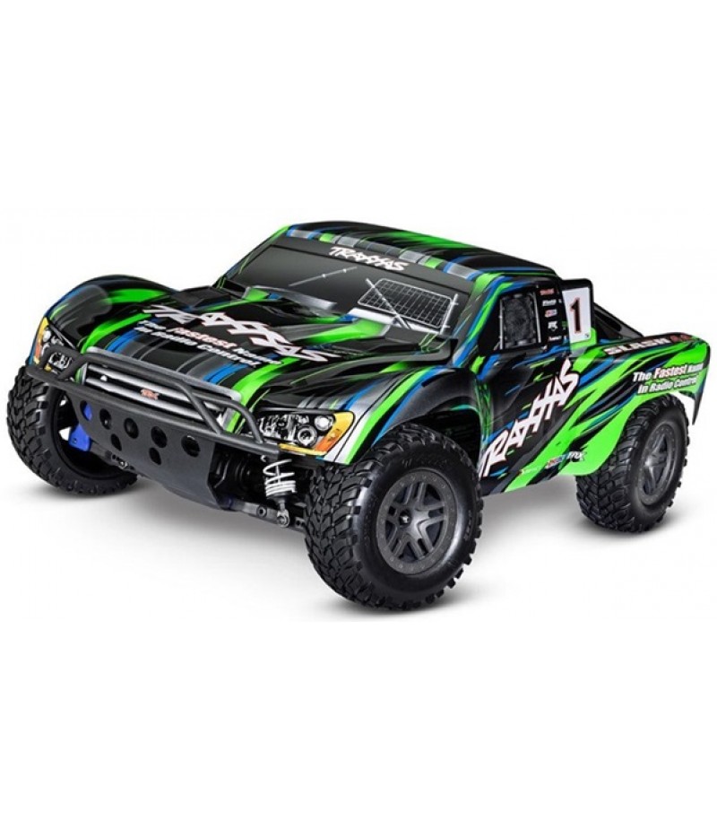 Traxxas Slash BL-2S 1/10 4X4 Short Course Truck RTR, Green