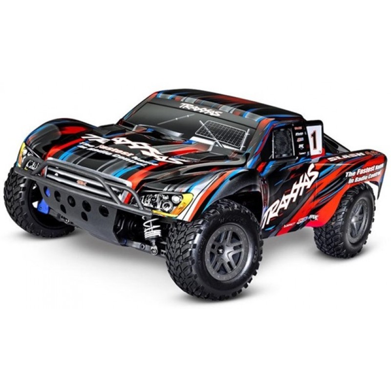 Traxxas Slash BL-2S 1/10 4X4 Short Course Truck RTR, Red