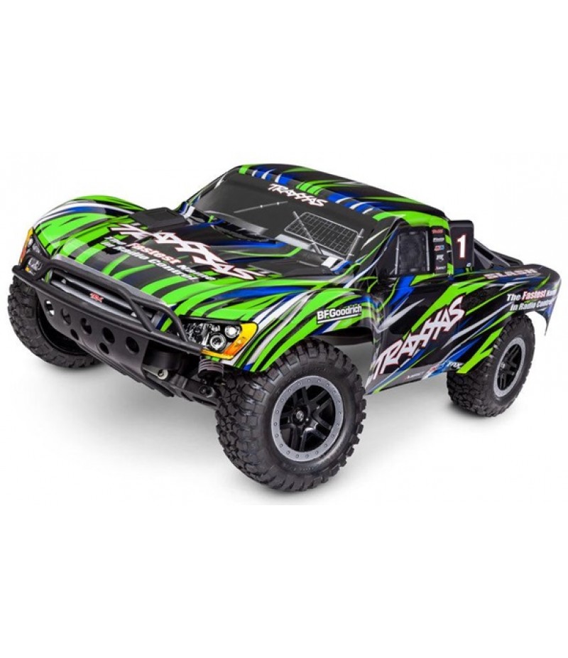 Traxxas Slash BL-2s HD 1/10 2WD Short Course Truck RTR, Green