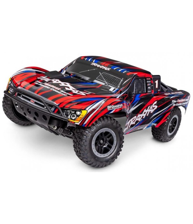 Traxxas Slash BL-2s HD 1/10 2WD Short Course Truck RTR, Red